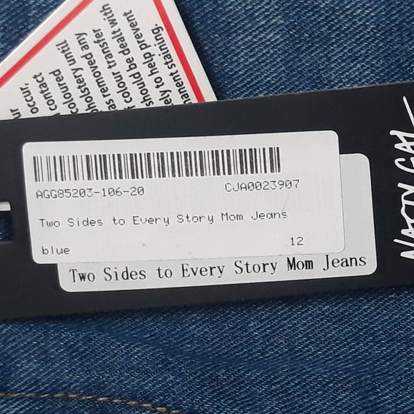 Nasty Gal "Two Sides to Every Story Mom Jeans" Sz. 8 NWT - Picture 13 of 14